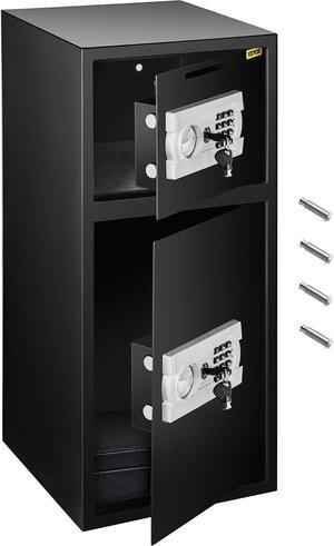 VEVOR Extra Large Electronic Digital Lock Keypad Safe Box Home Security Gun Cash Black