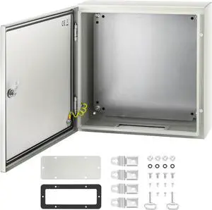 VEVOR 20x20x6'' Carbon Steel Electrical Enclosure Wall Mount Junction Box Ip65