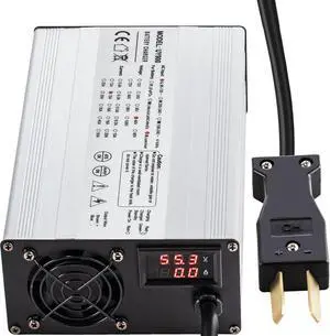 VEVOR Golf Cart Battery Charger Club Car Charger 36v 18a Splayed Plug For Ez Go