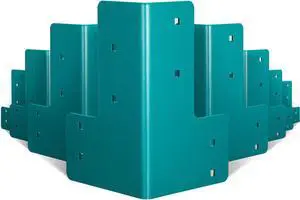 Vevor 8pcs Workbench Corner Bracket Kit 5mm Sturdy Steel Bracket W/ Hardware Kit
