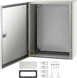 VEVOR 20x16x8'' Carbon Steel Electrical Enclosure Wall Mount Junction Box Ip65