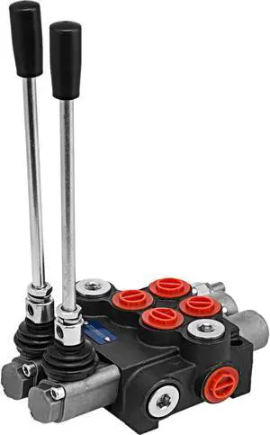 VEVOR 2 Spool Hydraulic Directional Control Valve 11 Gpm 4300psi Small Tractors Motors