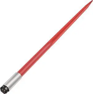 VEVOR 49" Square HD Hay Bale Spear 4500 lb Capacity 1-3/4" Wide w/ Nut C3 Sleeve