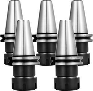 VEVOR Cat40 Er32 Collet Chuck 5pcs 2.75'' Gage Length 8000 Rpm Tool Holder Chuck Tool