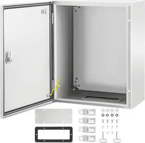 VEVOR Steel Electrical Box Electrical Enclosure Box 20x16x10'' Carbon Steel Ip65
