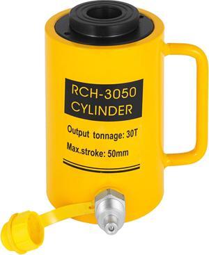 VEVOR Hydraulic Cylinder Jack Hollow 2" Stroke Pressure Pump 30t/66000lbs Localfast