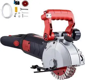 VEVOR 160mm Wall Slotting Machine 4800w Electric Wall Chaser Groove Concrete Saw