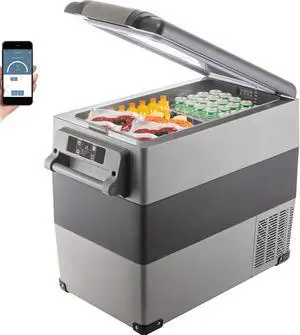 VEVOR 1.94cu.ft 12v/110v Lg Compressor Mini Refrigerator 110-240v(ac) Compact Cooler