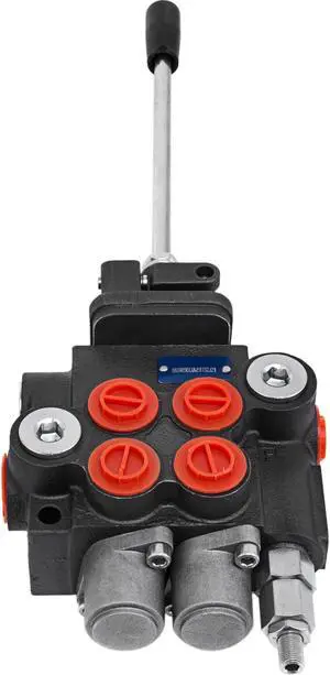 VEVOR 2 Spool 11 GPM Hydraulic Directional Control Valve Tractor Loader w/ Joystick