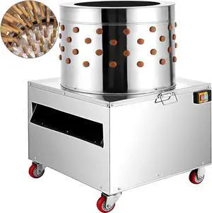 VEVOR 60cm Chicken Plucker Plucking Machine Silica Gel Poultry Plucker Stainless Steel