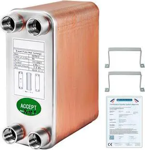 Heat Exchanger Brazed Plate Heat Exchanger 60 Plate Heat Exchanger For Heating