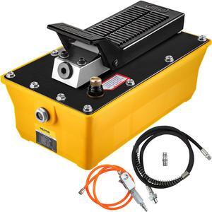 VEVOR Air Hydraulic Pump Hydraulic Foot Pump 10,000 Psi With Hose And Spray