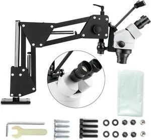 VEVOR Micro Inlaid Mirror Multi-directional Microscope 7x-4.5x Durability Wf10x/20mm