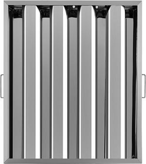 VEVOR Box Of 6 Hood Filter/grease Baffle 20"w X 25"h Stainless Steel Commercial Range