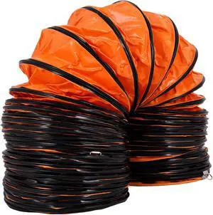 VEVOR Pvc Flexible Duct Hosing 16ft L 12 Inch Duct Hose Gardening 16'l Portable