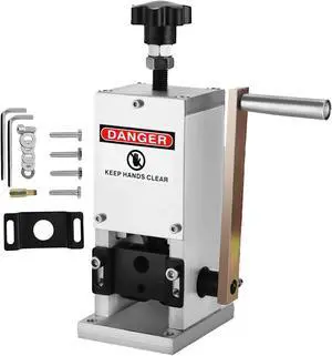 VEVOR Manual Wire Stripping Machine Portable Scrap Cable Stripper Hand Crank Drill