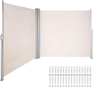 VEVOR Retractable Side Awning Patio Screen Retractable Fence 63x236inch Privacy Screen