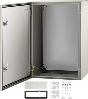 VEVOR 24x16x10'' Carbon Steel Electrical Enclosure Wall Mount Junction Box Ip65