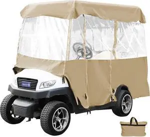 4 Passenger Golf Cart Cover Enclosure Fit Ezgo Yamaha Club Car Waterproof 79"