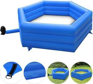 VEVOR Ball Pit Inflatable 15' Court W/ Electric Air Pump Gaga Anti-flaming Gaga Ball
