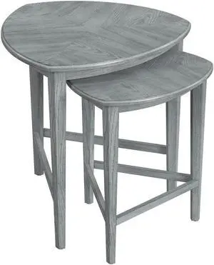Butler Specialty Company, Finnegan Triangle Nesting Tables, Gray Butler Specialty Company, Finnegan Triangle Nesting Tables, Gray