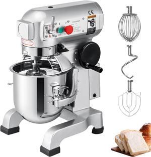 VEVOR Commercial Electric Food Mixer 15Qt Stand Machine Dough Mixer 3 Speed 600W