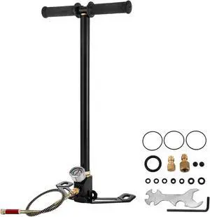 VEVOR Stirrup Charger Pcp Hand Pump  Gauge Sporting Hunting Tool 4500psi