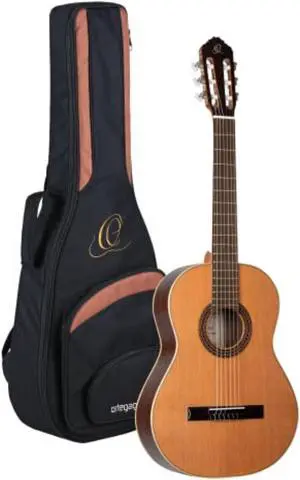 Traditional Series - Made in Spain 7/8 Size Solid Top Classical Guitar with Bag