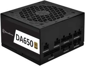 650W, ATX, single +12V rails with 54A output, Silent 120mm FDB Fan with 18dBA, efficiency 80Plus Gold certification, fully modular cable, All Japanese capacitors,140mm depth, 2x CPU 4+4 pin