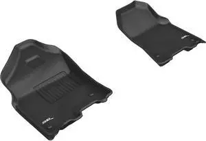 3D MAXpider DODGE RAM 1500 CREW CAB 2019-2022 KAGU BLACK R1 BUCKET SEATS