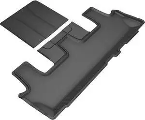 3D MAXpider LINCOLN NAVIGATOR / FORD EXPEDITION WITH BUCKET 2ND ROW 2018-2021 KAGU BLACK R3 (2PCS DESIGN)