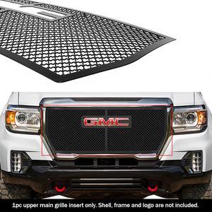 2021-2022 Gmc Canyon Elevation/ 2021-2022 Gmc Canyon At4 Stainless Steel Black Powder Coated Finish 2.5 Mm Wire Mesh Black Wire Mesh Grille