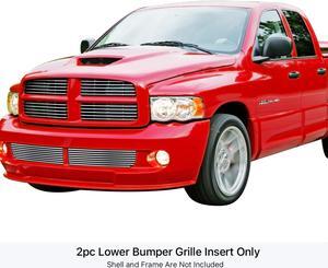 2004-2006 Dodge Ram Srt 10 304 Stainless Steel Polished Finish Horizontal Billet Stainless Steel Billet Grille