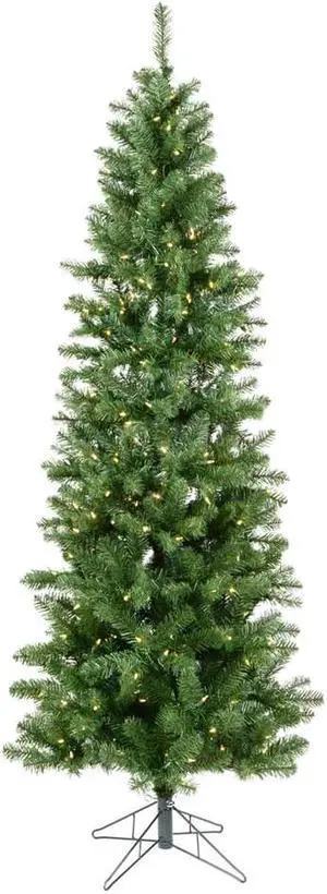 Vickerman 4.5' x 24" Salem Pencil Pine 150LED WmWh - A103046LED
