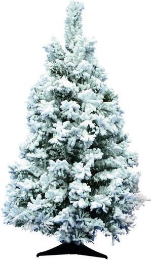 Vickerman 36" x 24" Flocked Alaskan Tree 127 Tips - A806340