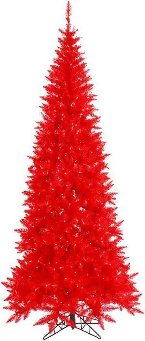 Vickerman 4.5'x24" Red Slim Fir DL LED 200Rd 400T - K161246LED