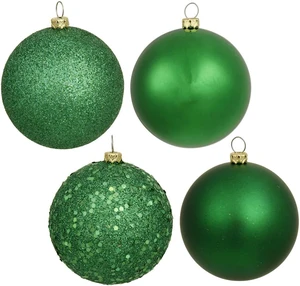 Vickerman 6" Green 4 Finish Ball Asst Drilled 4/Bg - N591504DA Vickerman 6" Green 4 Finish Ball Asst Drilled 4/Bg - N591504DA