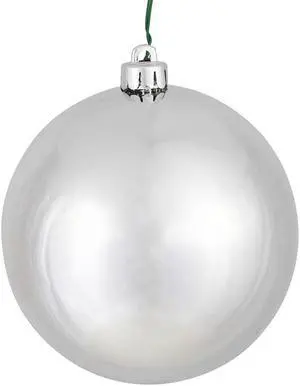 Vickerman 2.4" Silver Shiny Ball 60/Box - N596007S