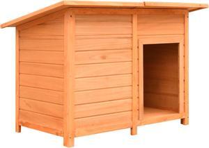 vidaXL Dog Cage Solid Pine & Fir Wood 47.2"x30.3"x33.9"