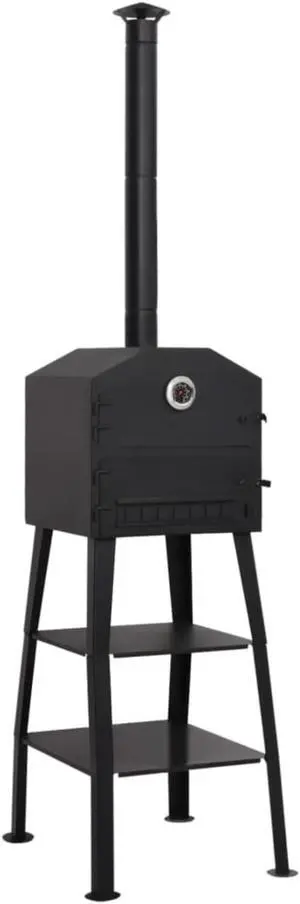 vidaXL Outdoor Pizza Oven Charcoal Fired with 2 Fireclay Stones vidaXL Outdoor Pizza Oven Charcoal Fired with 2 Fireclay Stones