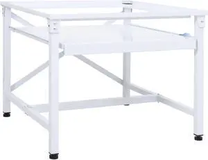 vidaXL Double Washing and Drying Machine Pedestal White