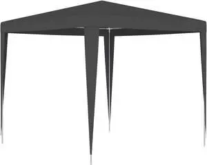 vidaXL Professional Party Tent 8.2'x8.2' Anthracite 0.3 oz/ft