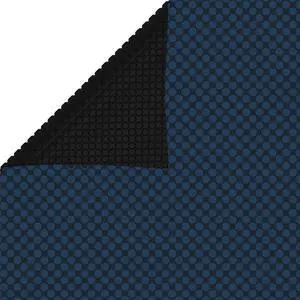 vidaXL Floating PE Solar Pool Film 157.5"x78.7" Black and Blue