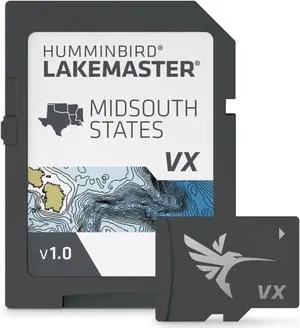 Humminbird Lakemaster VX Mid-South States microSD