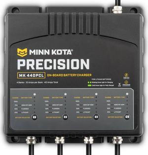 Minn Kota MK440PCL Precision Charger 4 Bank 10 Amps