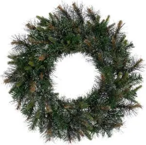 Vickerman 24" Cashmere Wreath 120 Tips - A118324