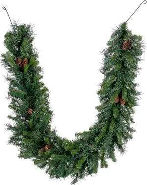 Vickerman 6' Cheyenne Swag Garland 240T 9 Cones - A800907