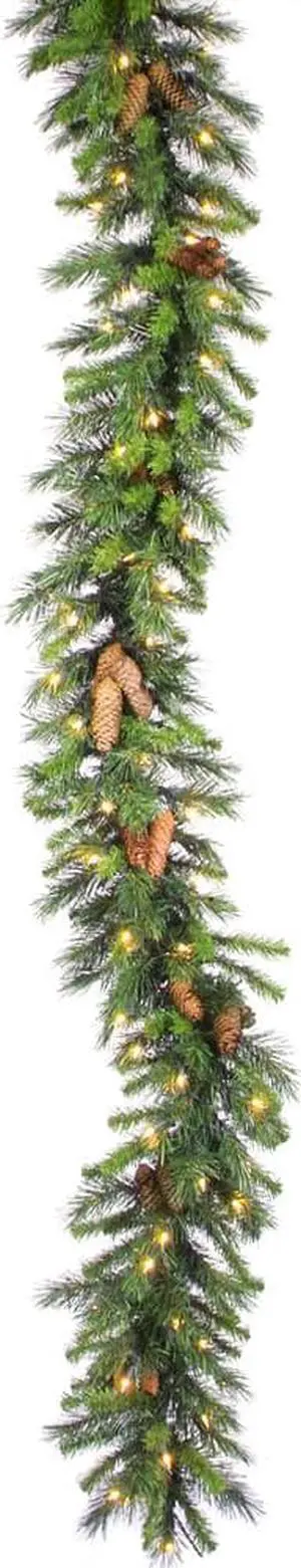 Vickerman 6' Cheyenne Pine Swag Garland 50WmLED - A800908LED