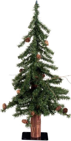Vickerman 2' x 14" Alpine Tree w/Cones/Vine 105T - A807220