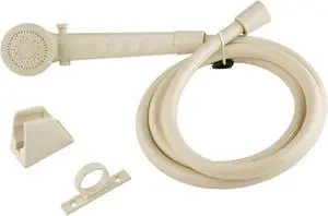Dura Faucet (DF-SA130-BQ RV Shower Head and Hose Kit (Bisque Parchment)